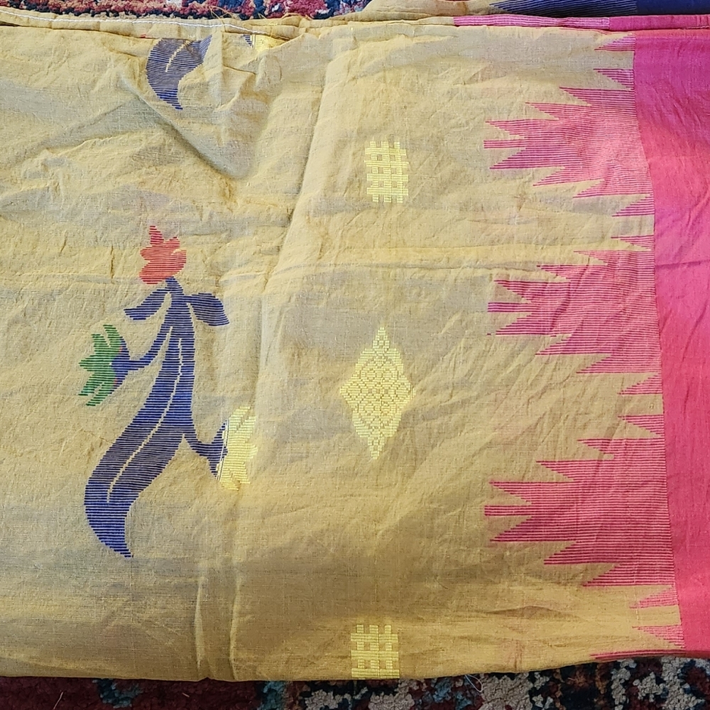 Monipuri style tant saree